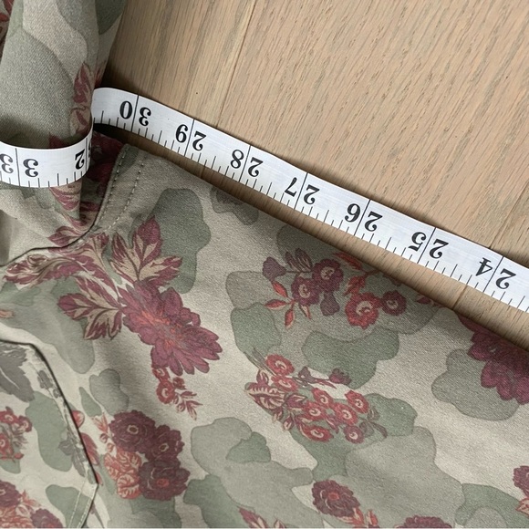 High Rise Floral Jean Leggings - Picture 14 of 15